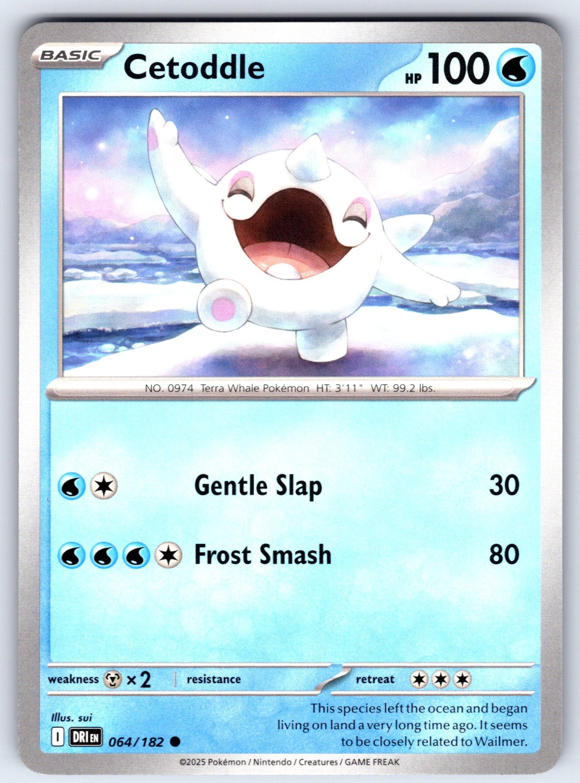 Cetoddle Common SV10: Destined Rivals 064/182 NM 2025