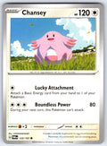 Chansey Common SV06: Twilight Masquerade 133/167 NM 2024