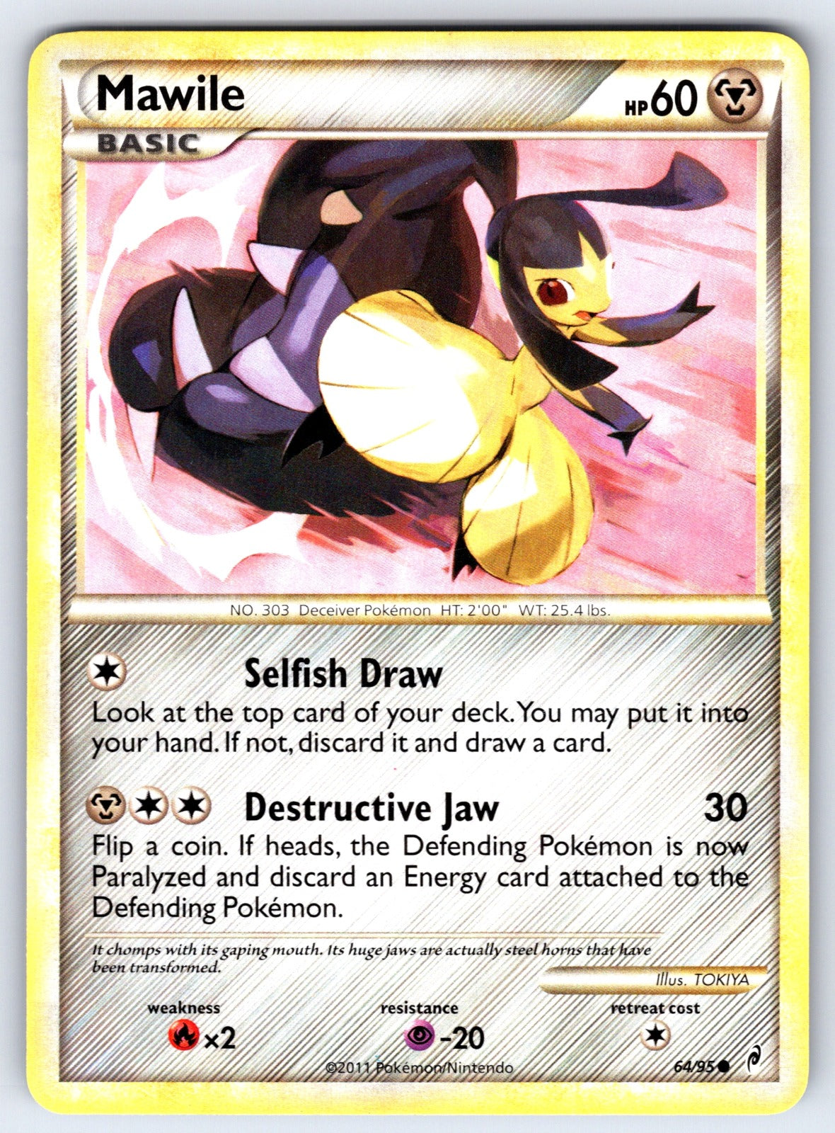 Mawile Common Call of Legends 64/95 LP 2011