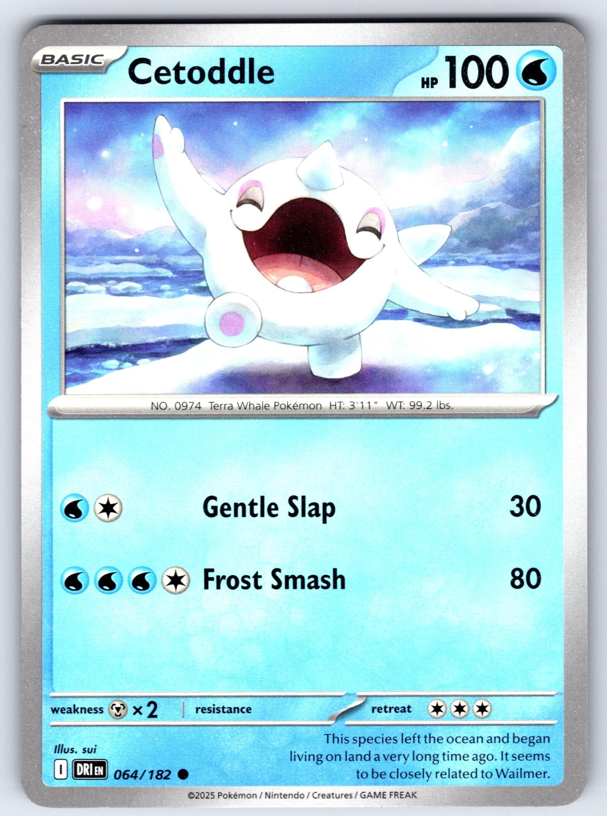 Cetoddle Common SV10: Destined Rivals 064/182 NM 2025
