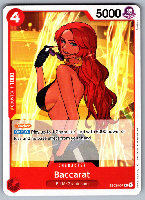 Baccarat C Extra Booster: One Piece Heroines Edition EB03-007 NM 2026