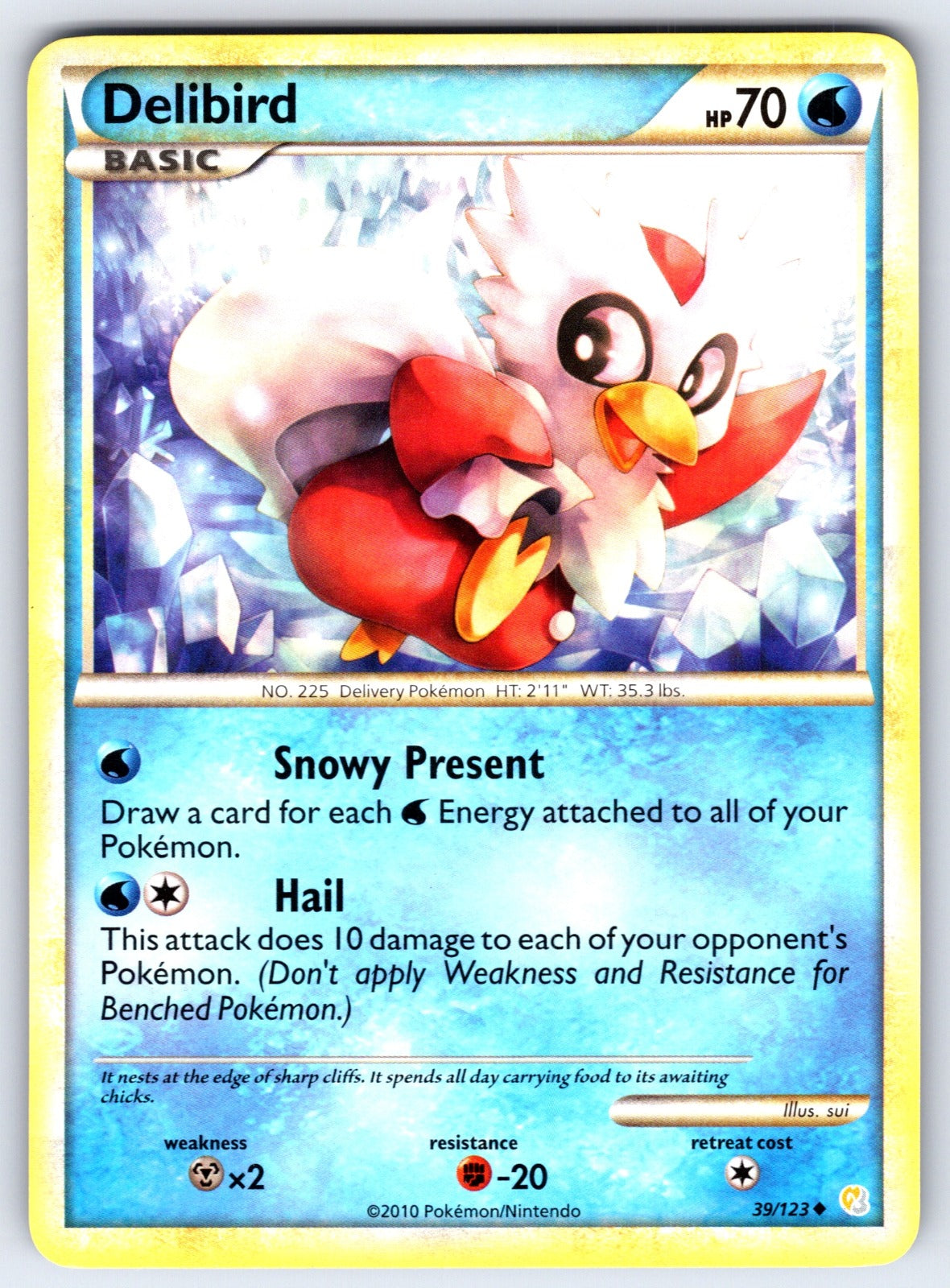 Delibird Uncommon HeartGold SoulSilver 39/123 LP 2010