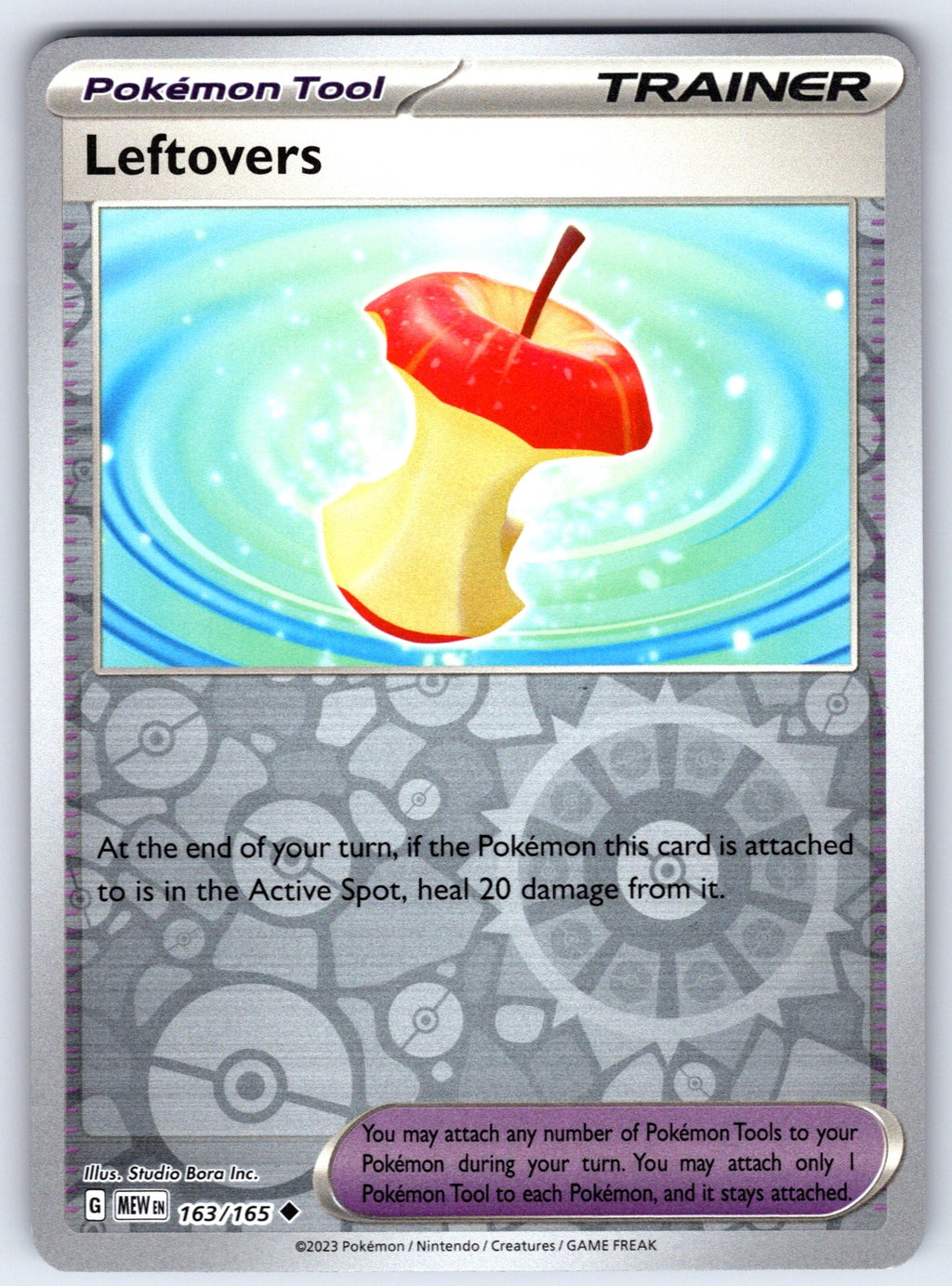 Leftovers Reverse Holo Uncommon SV: Scarlet & Violet 151 163/165 NM 2023