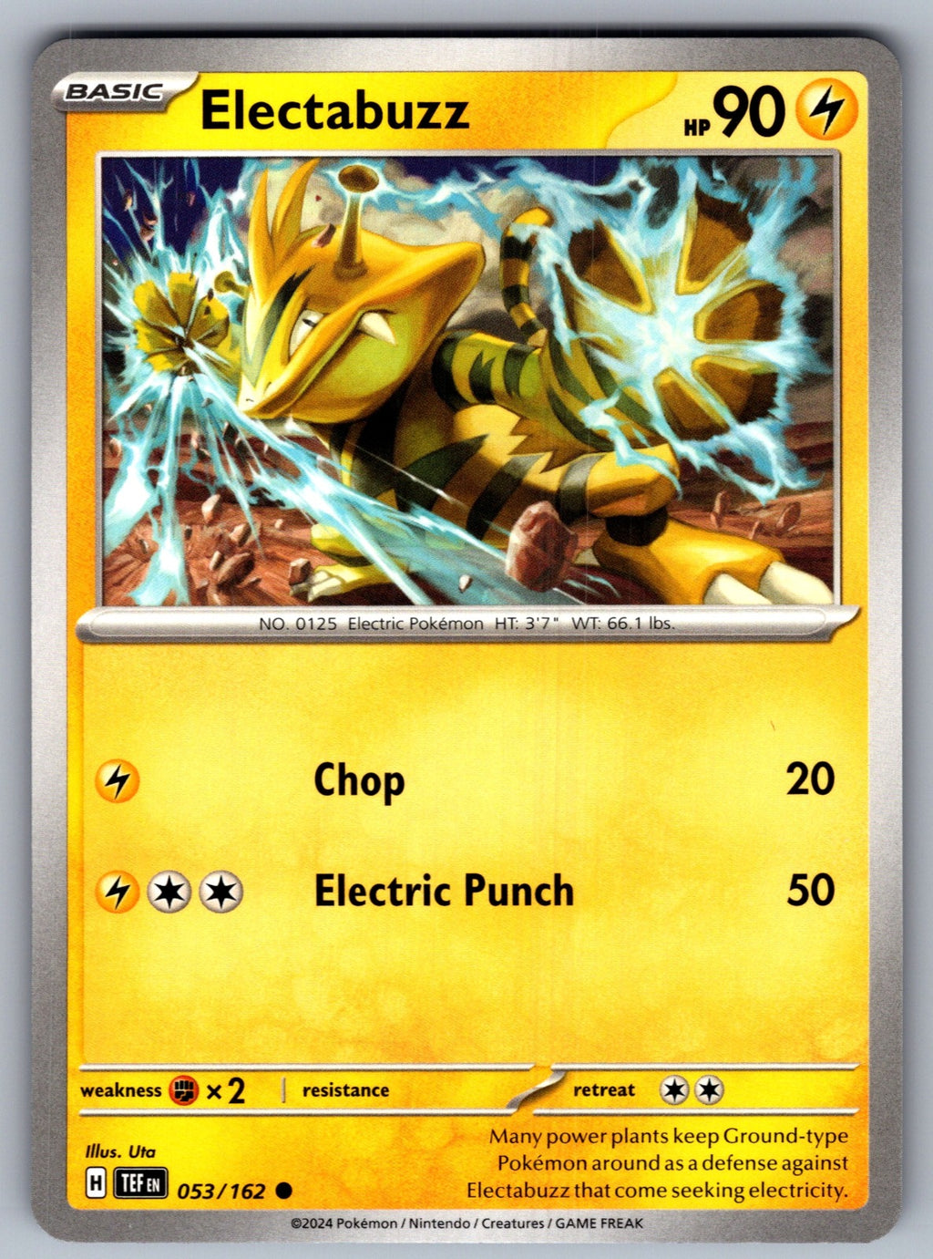 Electabuzz Common SV05: Temporal Forces 053/162 NM 2024