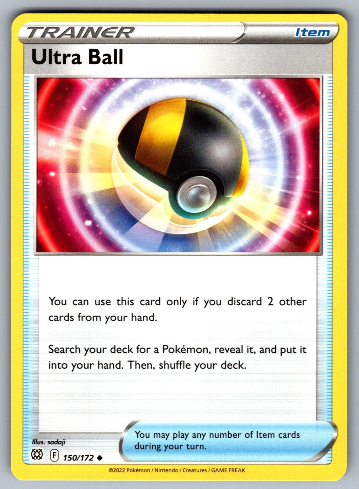 Ultra Ball Uncommon SWSH09: Brilliant Stars 150/172 NM 2022