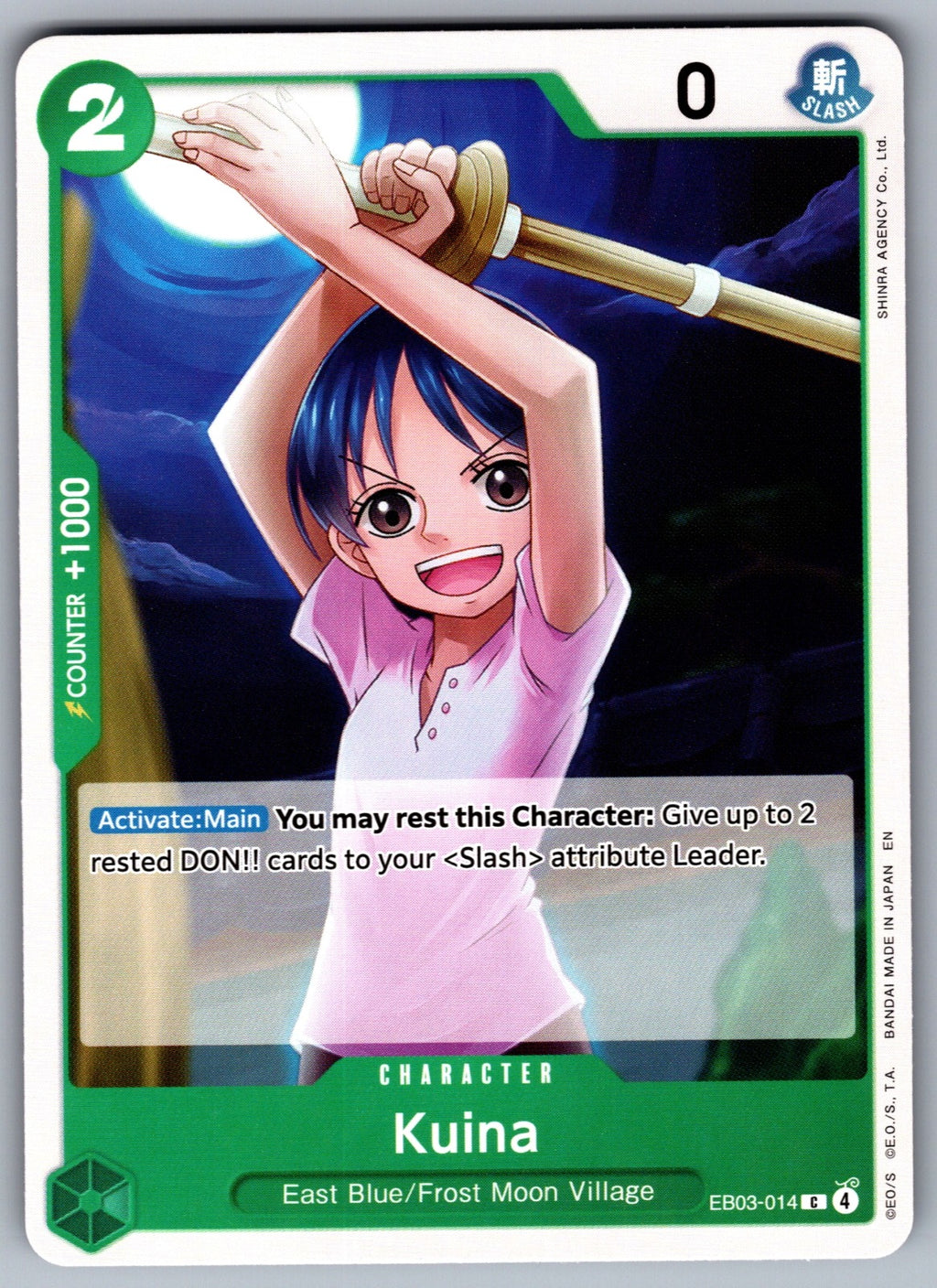 Kuina C Extra Booster: One Piece Heroines Edition EB03-014 NM 2026
