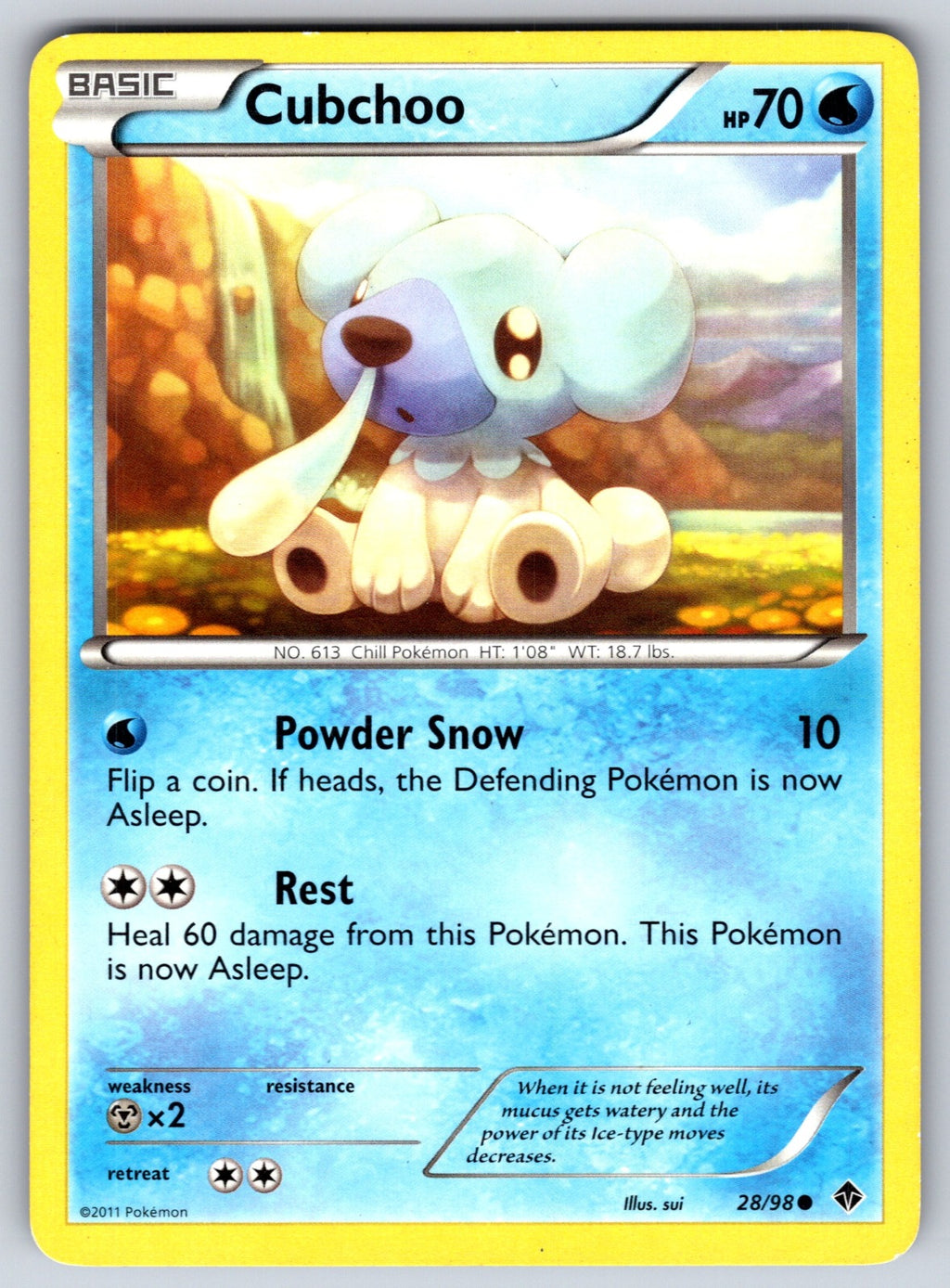 Cubchoo (28) Common Emerging Powers 28/98 LP 2011