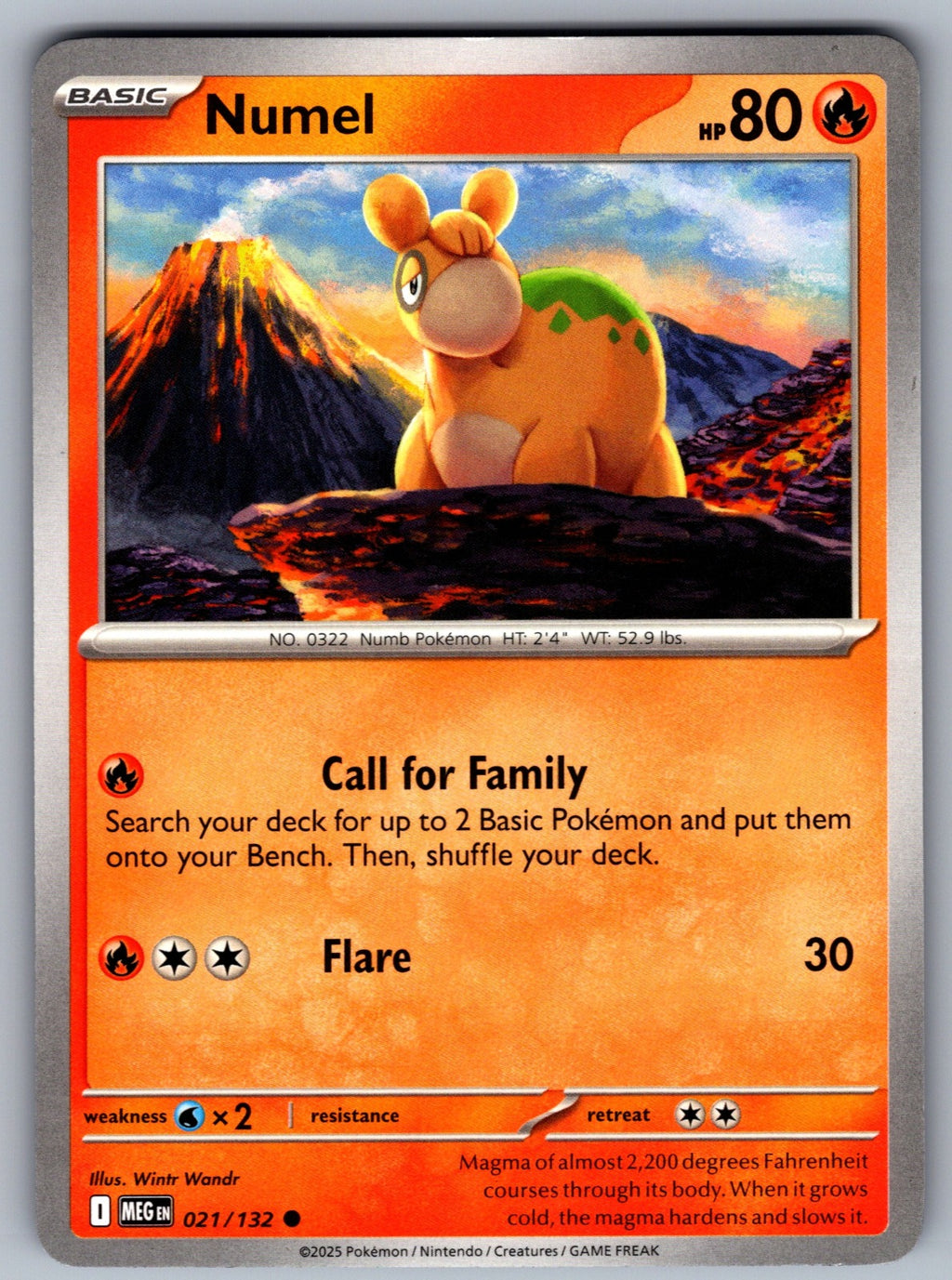 Numel Common ME01: Mega Evolution 021/132 NM 2025