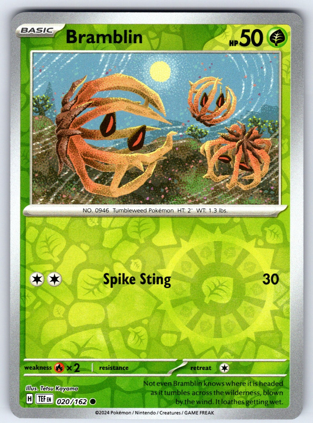 Bramblin Reverse Holo Common SV05: Temporal Forces 020/162 NM 2024