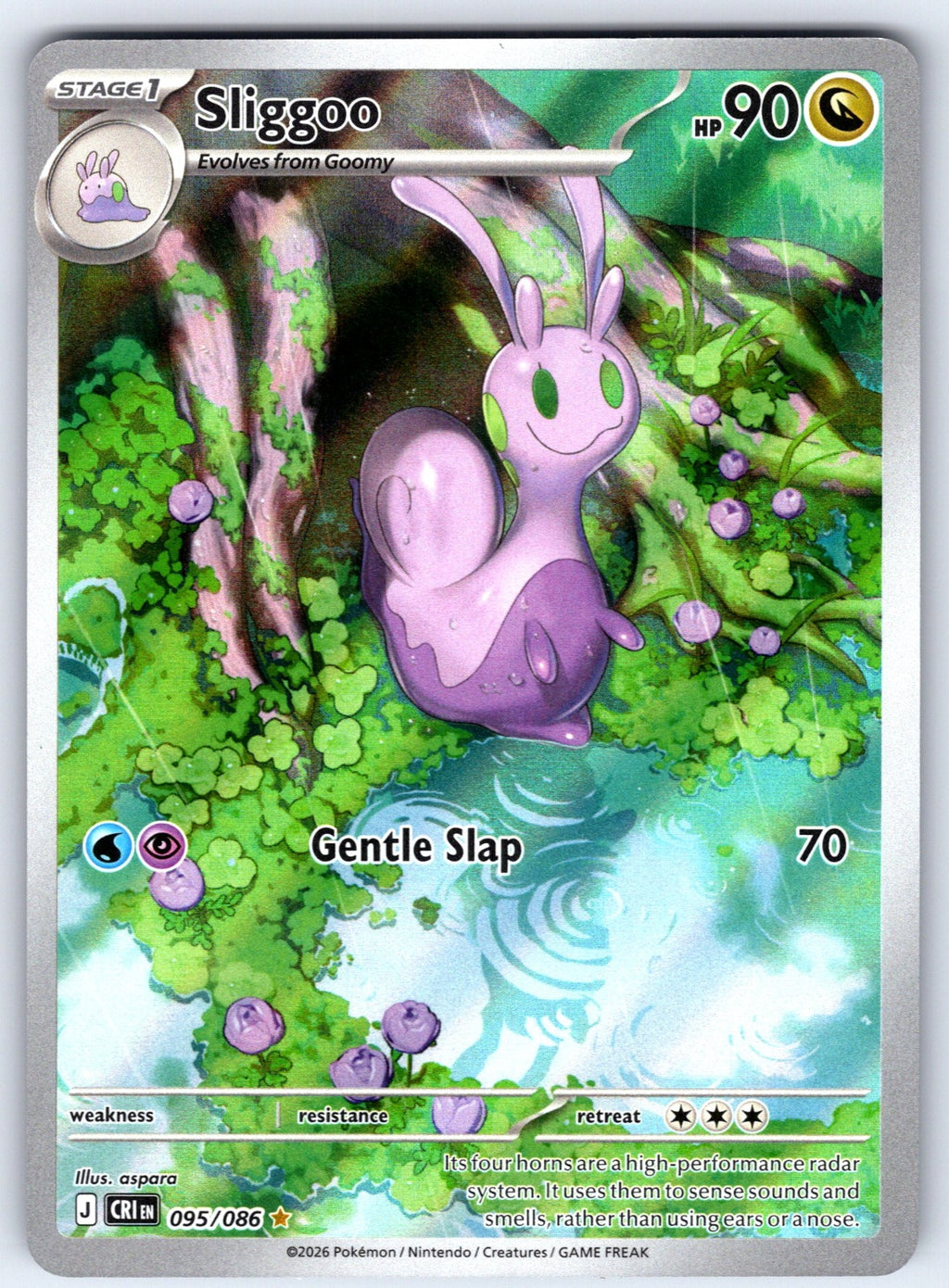 Sliggoo Holo Illustration Rare ME04: Chaos Rising 095/086 NM 2026