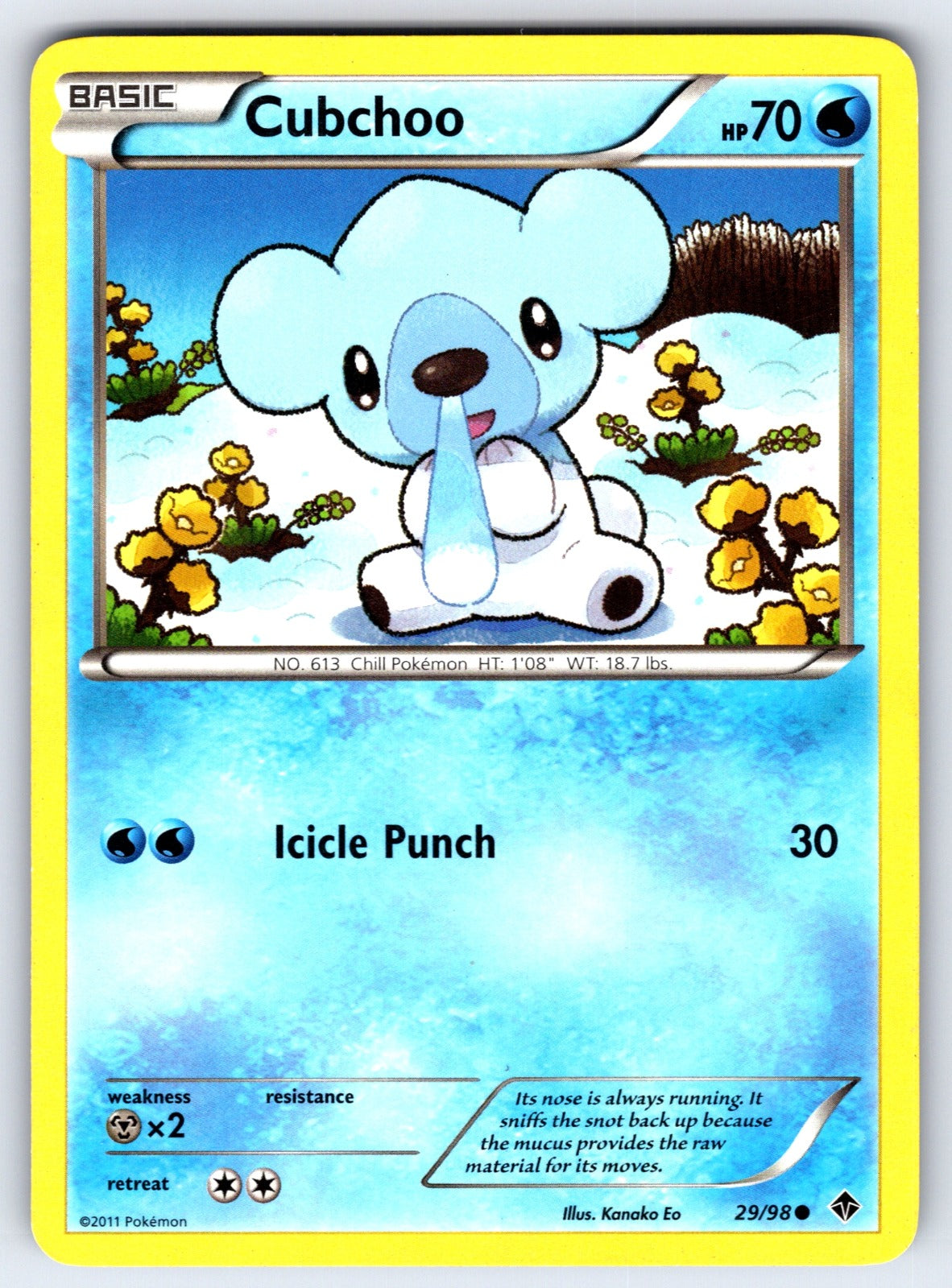 Cubchoo (29) Common Emerging Powers 29/98 LP 2011