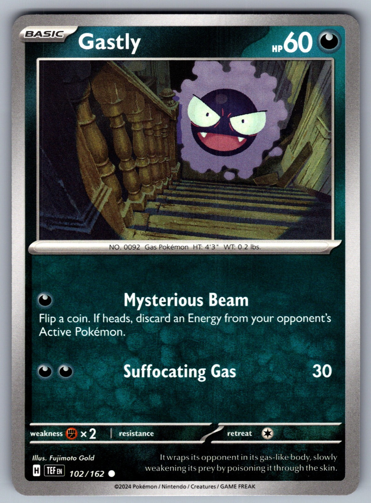 Gastly Common Trick or Trade BOOster Bundle 2024 102/162 NM 2024