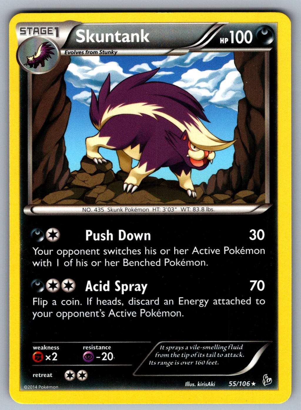 Skuntank Rare XY - Flashfire 55/106 LP 2014