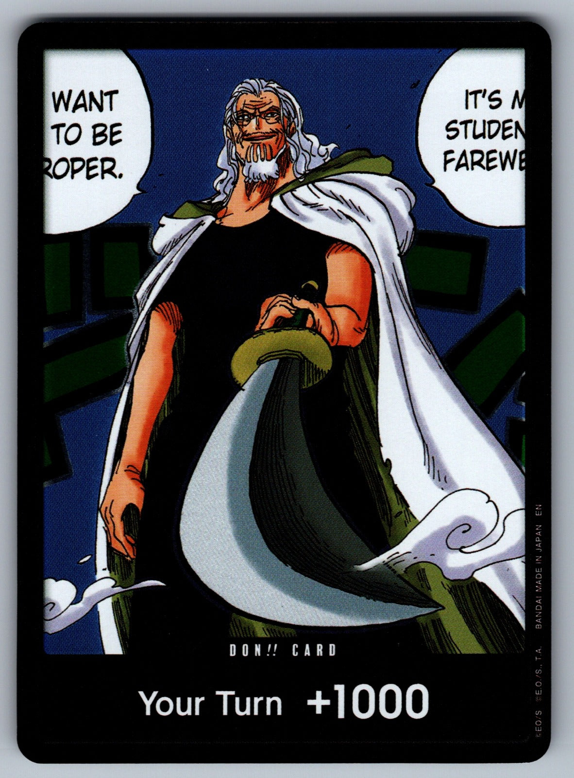 DON!! Card (Alternate Art) Foil DON!! Legacy of the Master NM 2025