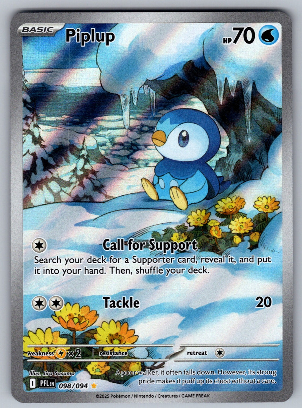 Piplup - 20/25 Holo Promo McDonald's 25th Anniversary Promos 020/025 NM 2021