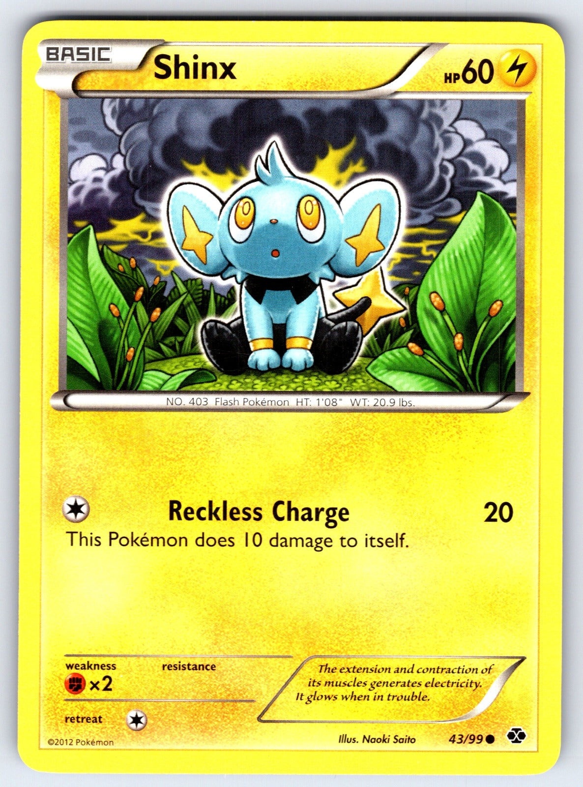 Shinx (43) Common Next Destinies 43/99 LP 2012