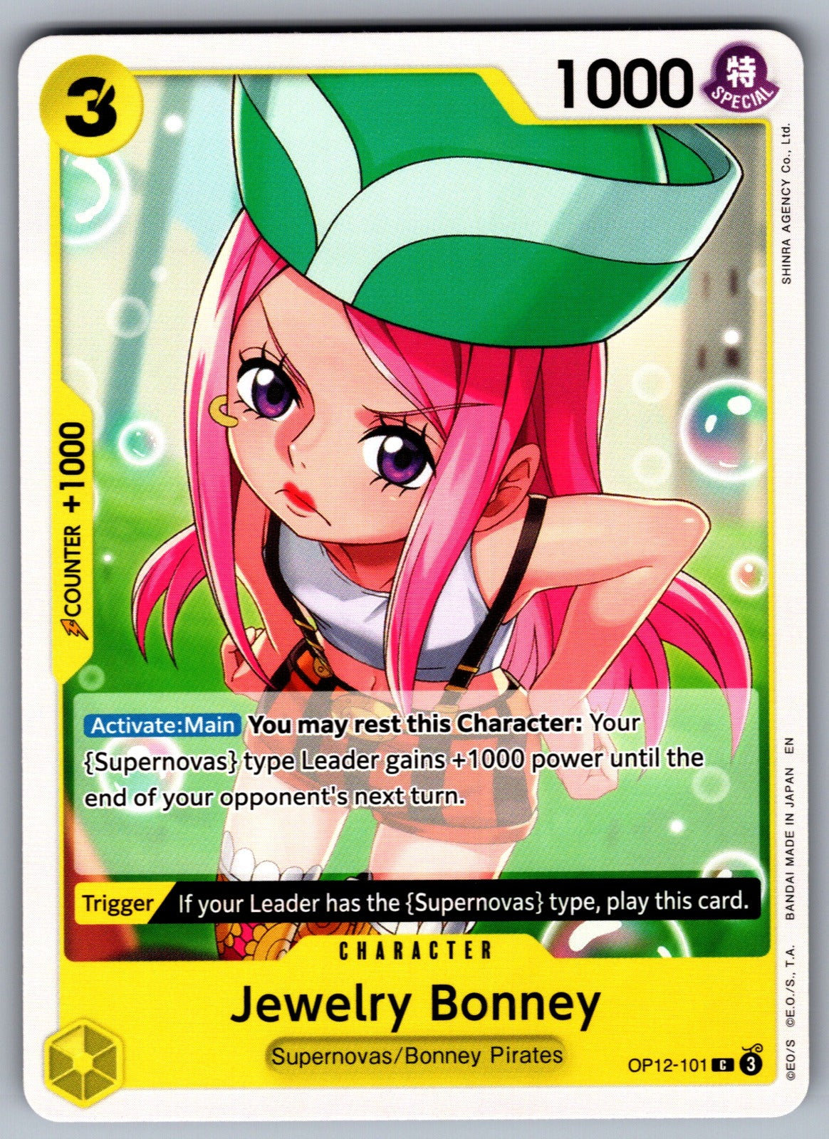 Jewelry Bonney (101) C Legacy of the Master OP12-101 NM 2025