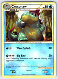 Croconaw Uncommon HeartGold SoulSilver 38/123 LP 2010