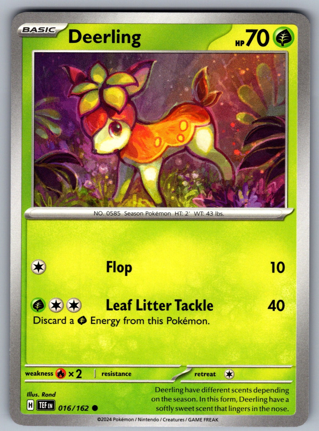 Deerling Common SV05: Temporal Forces 016/162 NM 2024