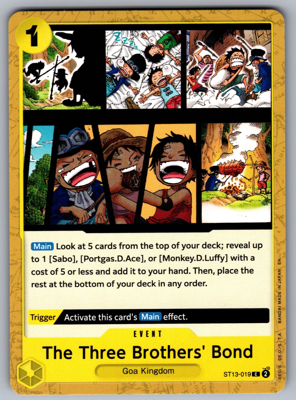 The Three Brothers' Bond Foil C Ultra Deck: The Three Brothers ST13-019 NM 2024