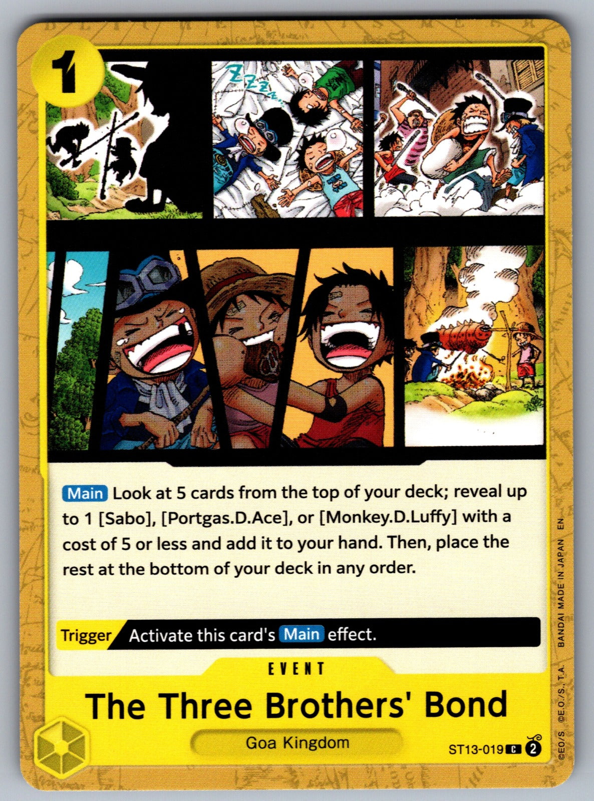 The Three Brothers' Bond Foil C Ultra Deck: The Three Brothers ST13-019 NM 2024