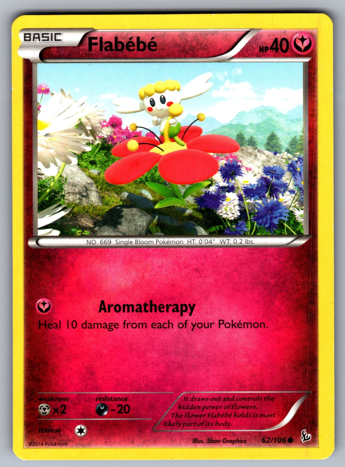 Flabebe (62) Common XY - Flashfire 62/106 LP 2014