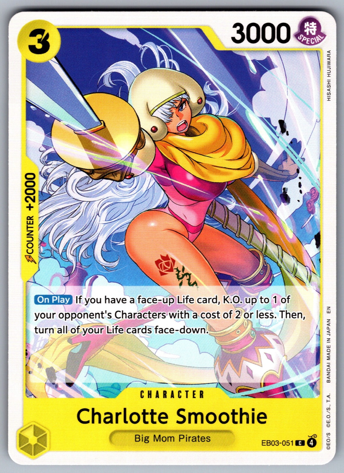 Charlotte Smoothie C Extra Booster: One Piece Heroines Edition EB03-051 NM 2026