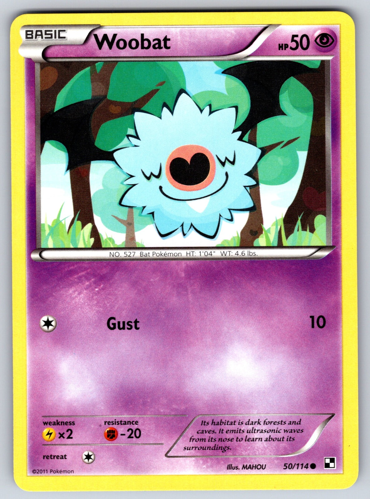 Woobat Common Black and White 50/114 LP 2011