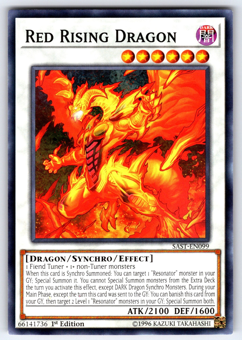 Red Rising Dragon Unlimited Common Savage Strike SAST-EN099 NM 2019