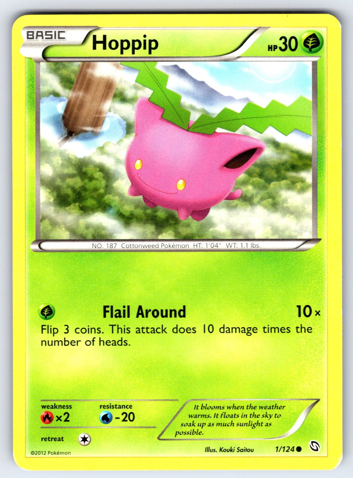 Hoppip Common Dragons Exalted 1/124 LP 2012