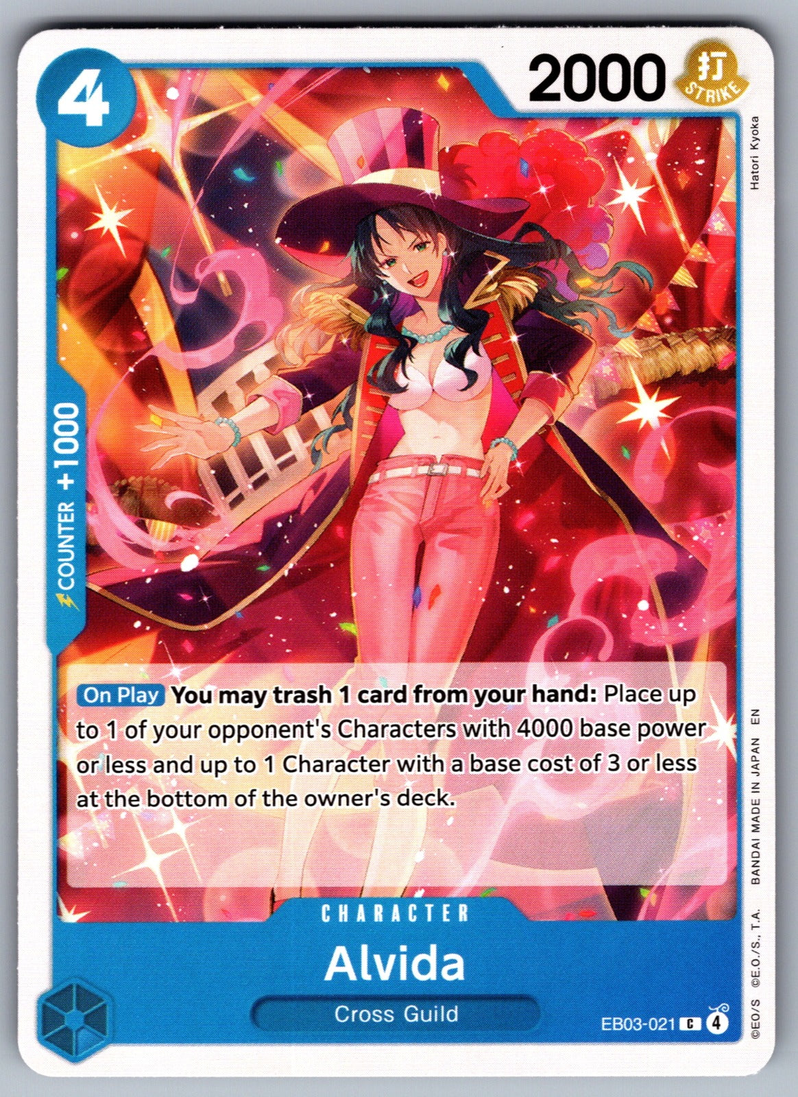 Alvida C Extra Booster: One Piece Heroines Edition EB03-021 NM 2026