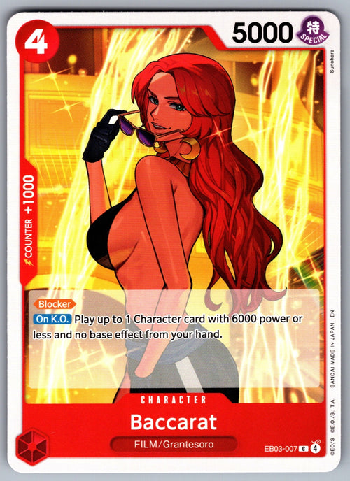 Baccarat C Extra Booster: One Piece Heroines Edition EB03-007 NM 2026