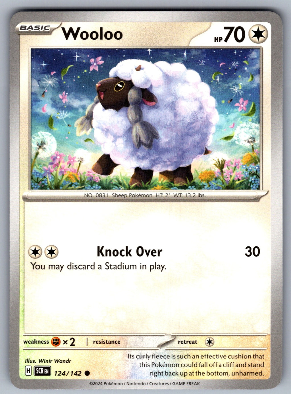Wooloo Common SV07: Stellar Crown 124/142 NM 2024