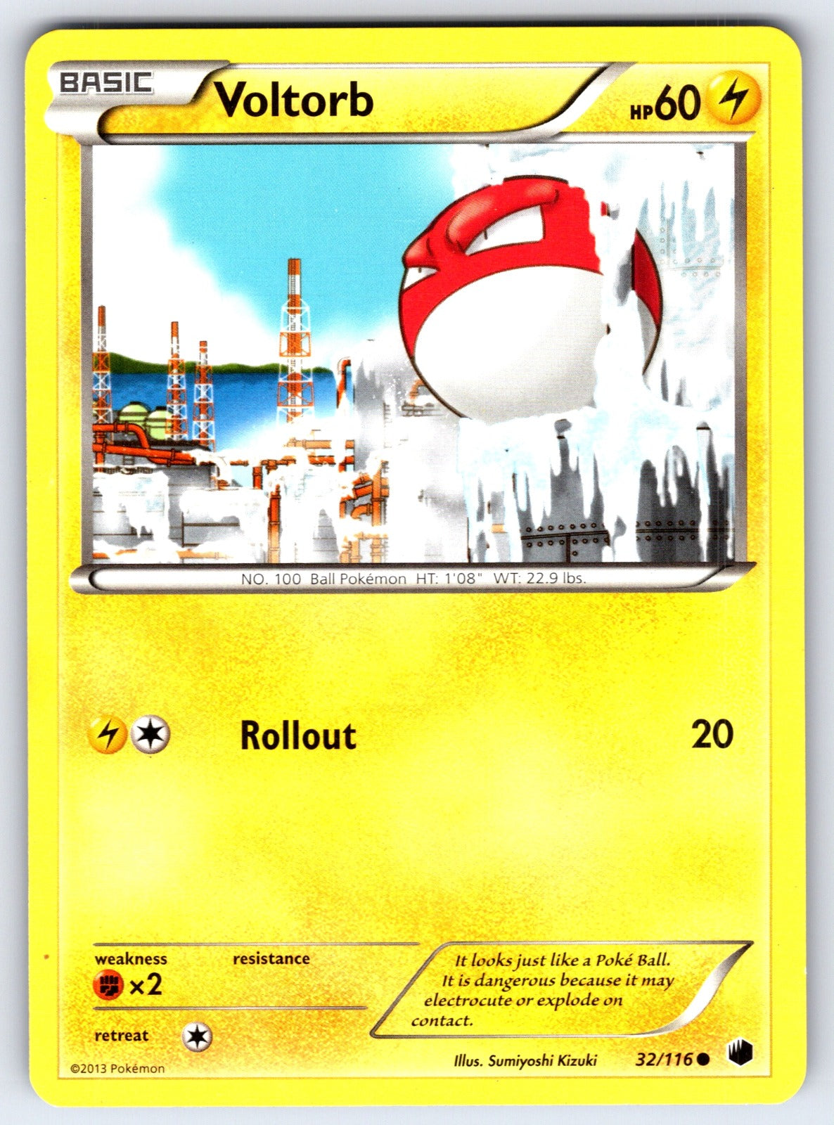 Voltorb Common Plasma Freeze 32/116 LP 2013
