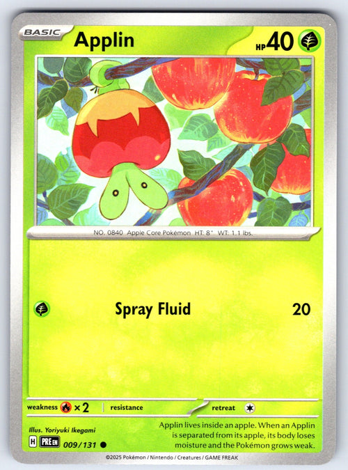 Applin Common SV: Prismatic Evolutions 009/131 NM 2025
