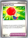 Vengeful Punch Uncommon SV03: Obsidian Flames 197/197 NM 2023