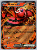 Oricorio ex Holo Double Rare ME02: Phantasmal Flames 018/094 NM 2025