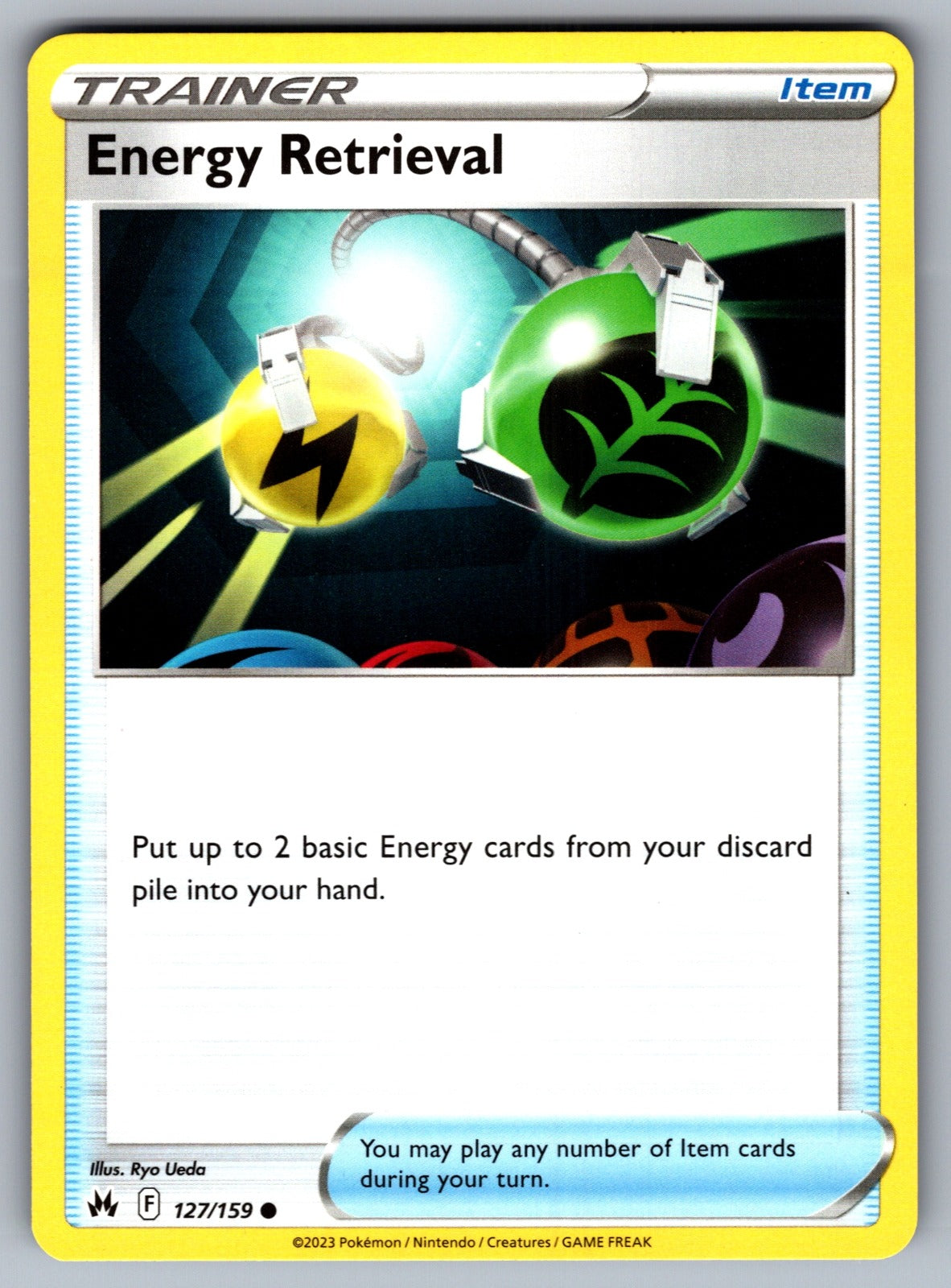 Energy Retrieval Common SWSH: Crown Zenith 127/159 NM 2023