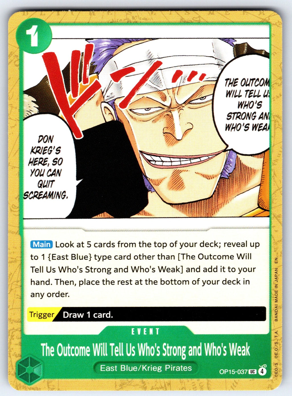 The Outcome Will Tell Us Who's Strong and Who's Weak UC Adventure on Kami's Isla