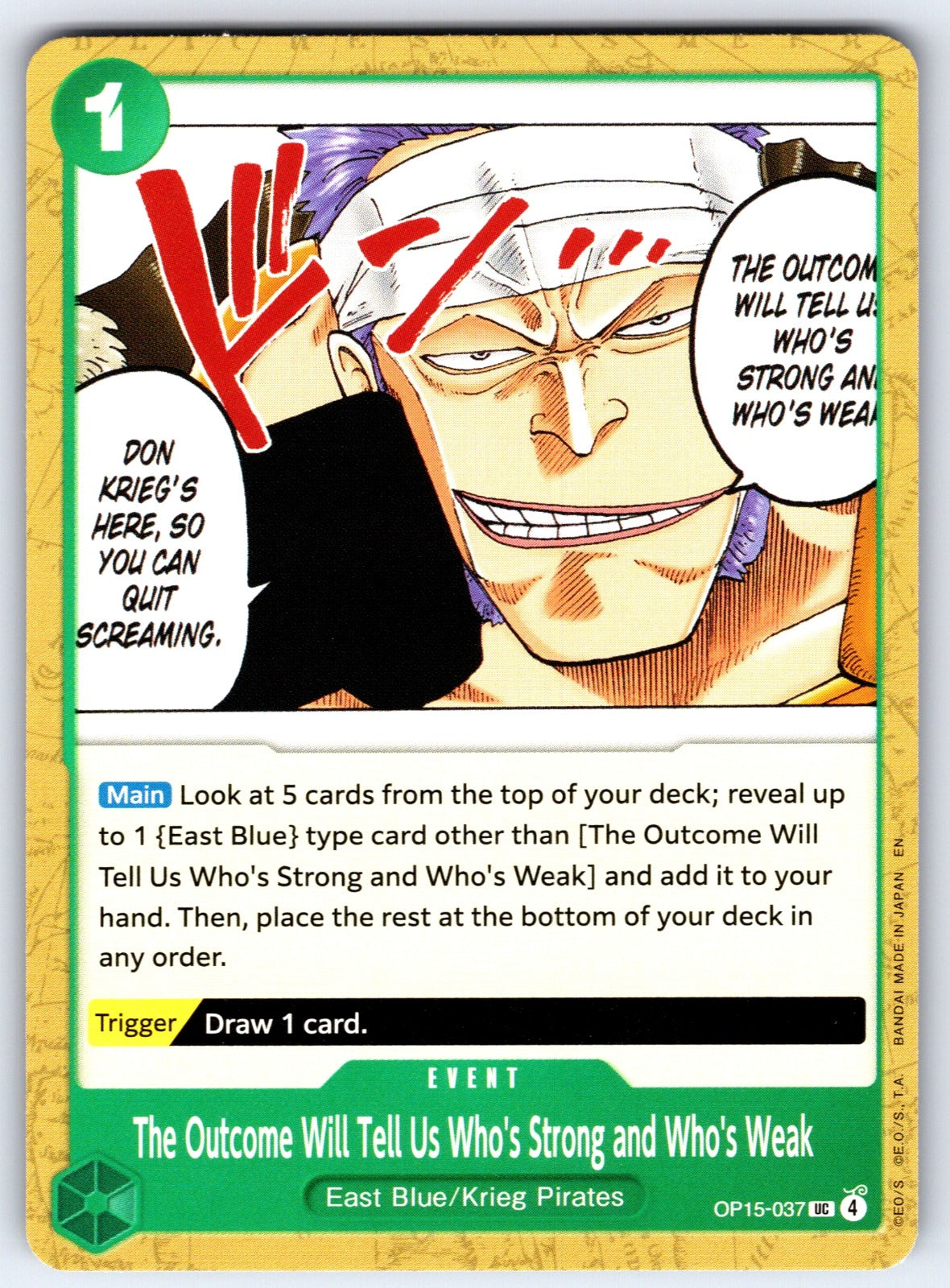 The Outcome Will Tell Us Who's Strong and Who's Weak UC Adventure on Kami's Isla