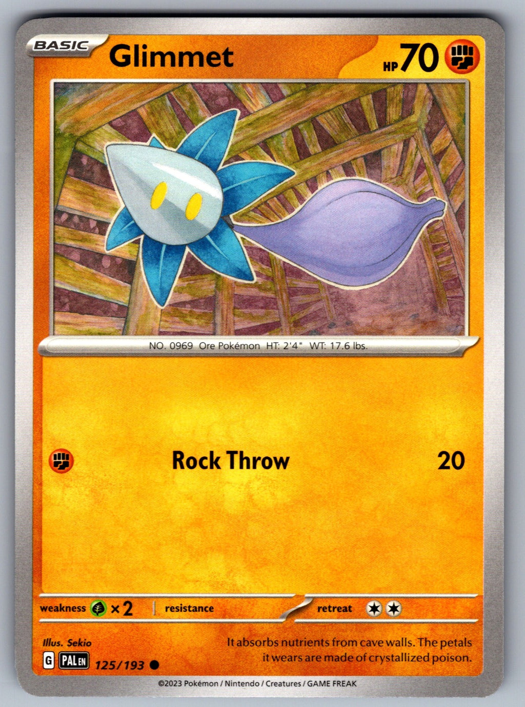 Glimmet Common SV02: Paldea Evolved 125/193 NM 2023