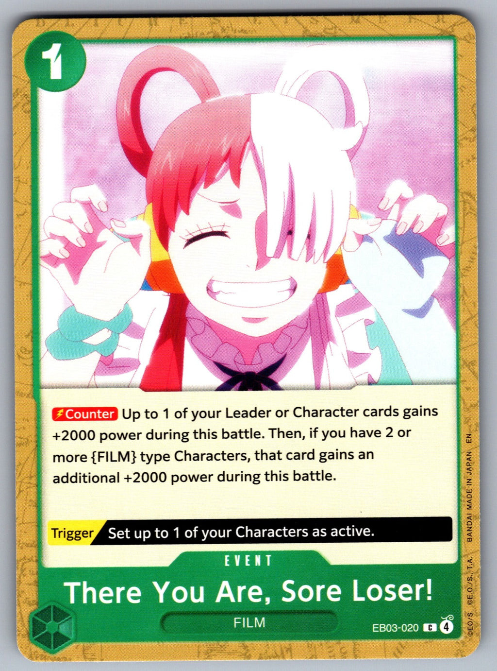 There You Are, Sore Loser! C Extra Booster: One Piece Heroines Edition EB03-020 
