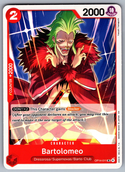 Bartolomeo UC The Azure Sea's Seven OP14-011 NM 2026