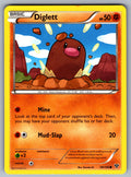 Diglett Common XY Base Set 58/146 LP 2014
