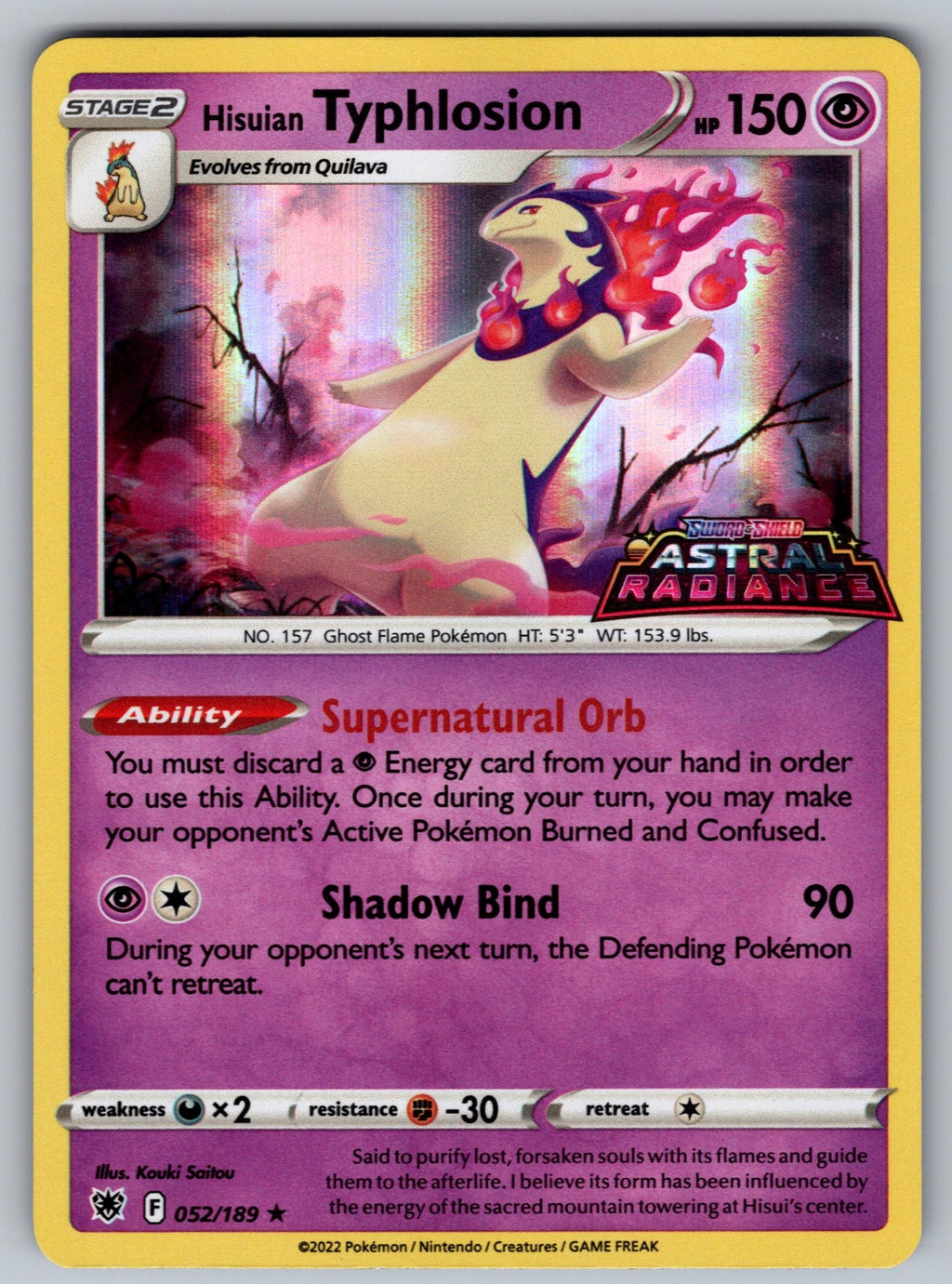 Hisuian Typhlosion - (GameStop Exclusive) Holo Promo Miscellaneous Cards & Produ