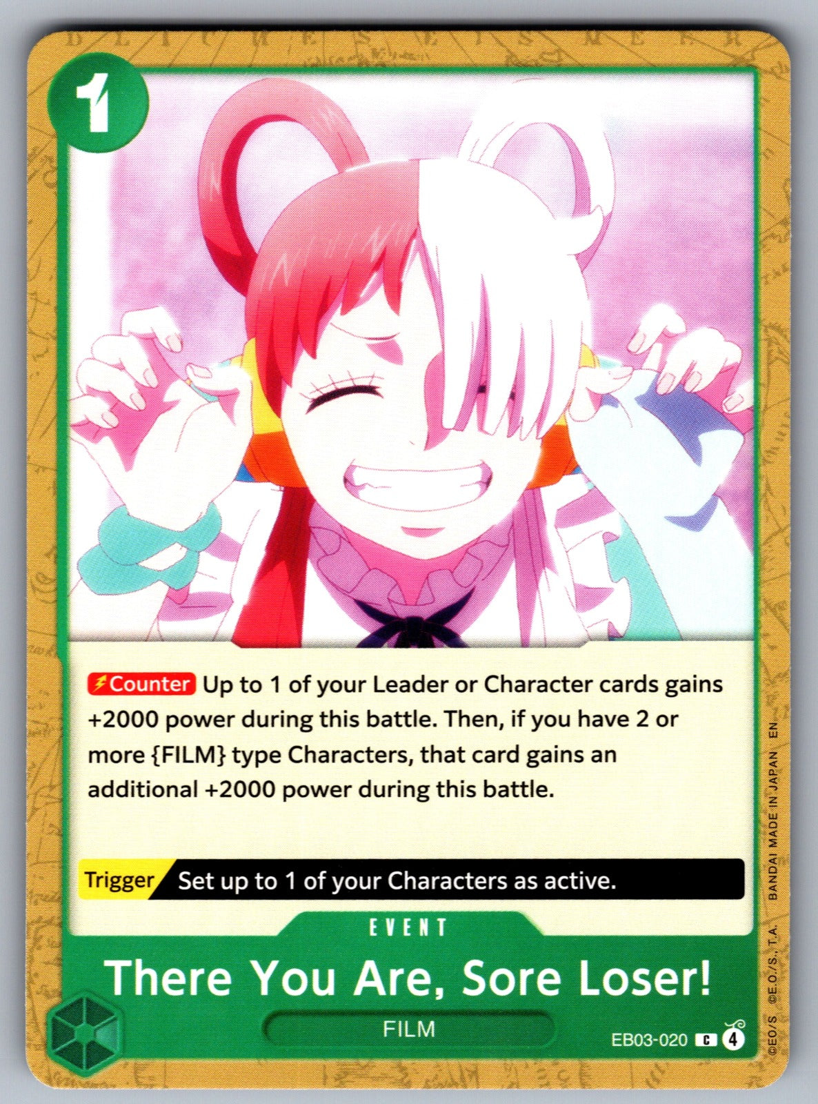 There You Are, Sore Loser! C Extra Booster: One Piece Heroines Edition EB03-020 