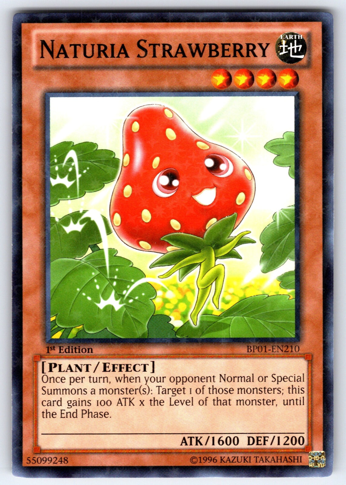 Naturia Strawberry 1st Edition Common Battle Pack: Epic Dawn BP01-EN210 NM 2012