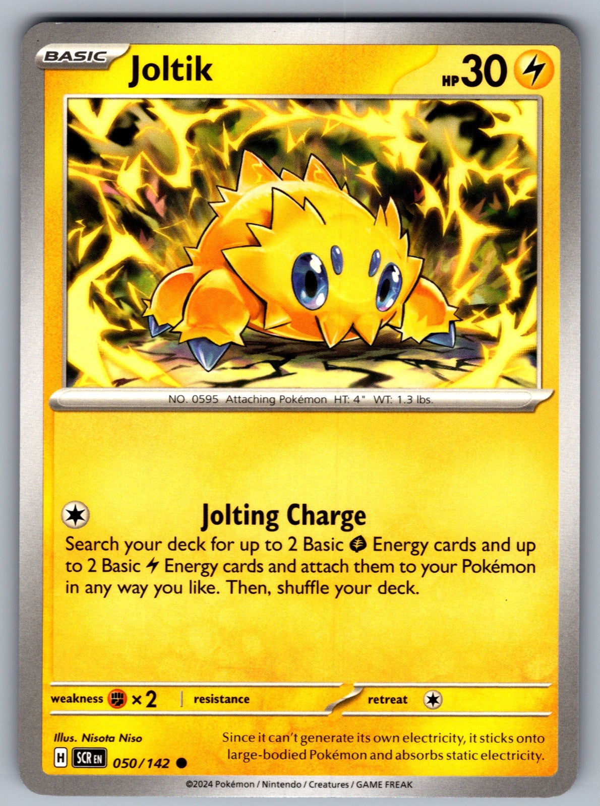 Joltik Common SV07: Stellar Crown 050/142 NM 2024