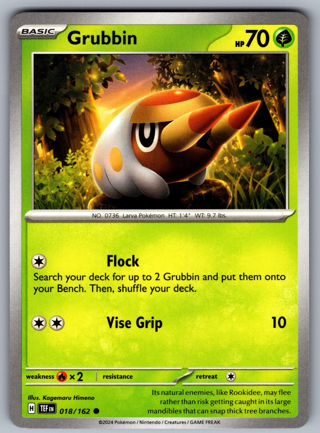 Grubbin Common SV05: Temporal Forces 018/162 NM 2024