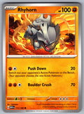 Rhyhorn Common SV: Scarlet & Violet 151 111/165 NM 2023